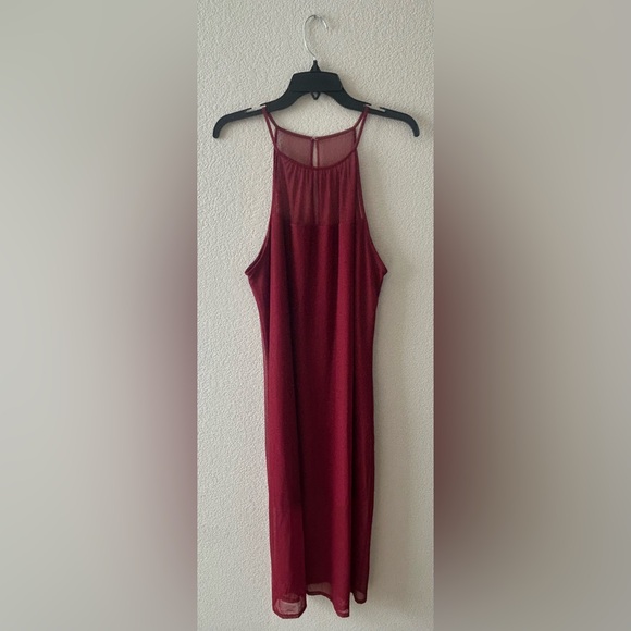 NWT DKNY Women's Cocktail Dress In Red Size Large - Picture 3 of 9